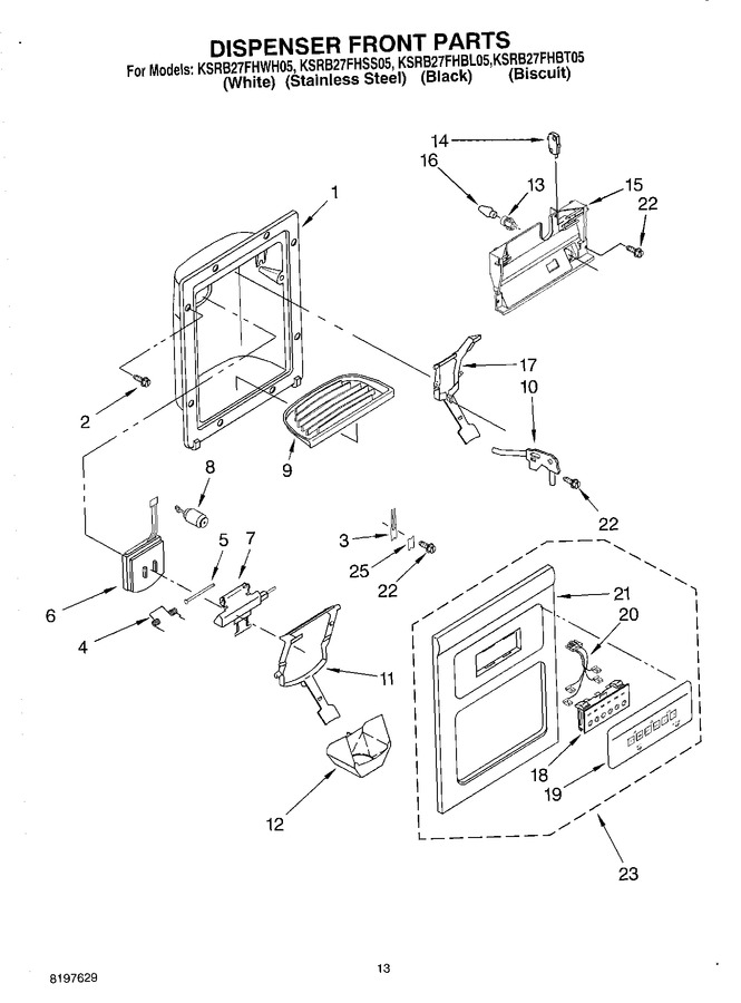Diagram for KSRB27FHSS05