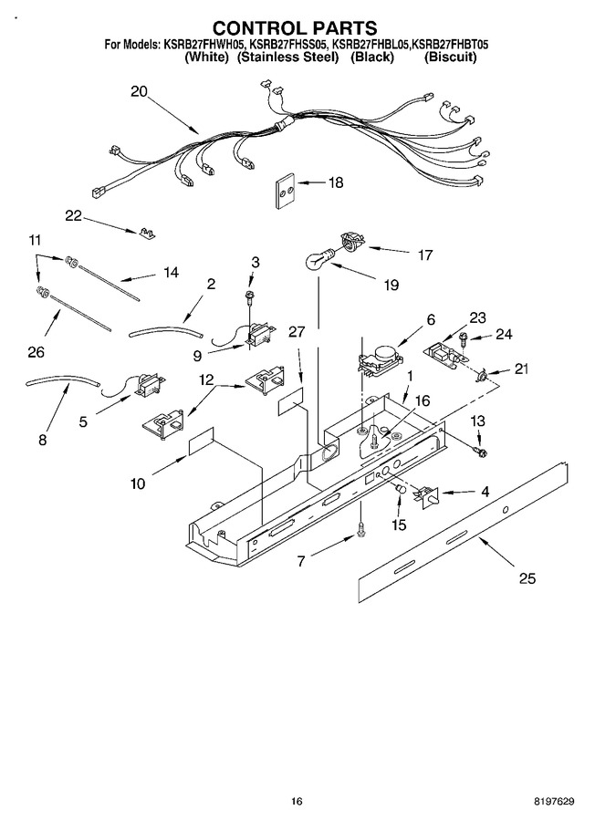 Diagram for KSRB27FHWH05