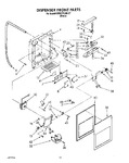Diagram for 08 - Dispenser Front