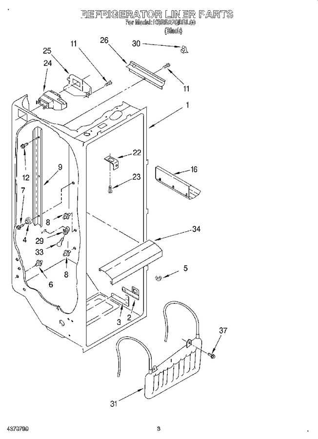 Diagram for KSRB27QDBL00