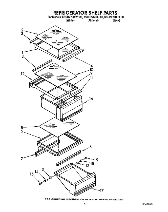 Diagram for KSRB27QXBL00