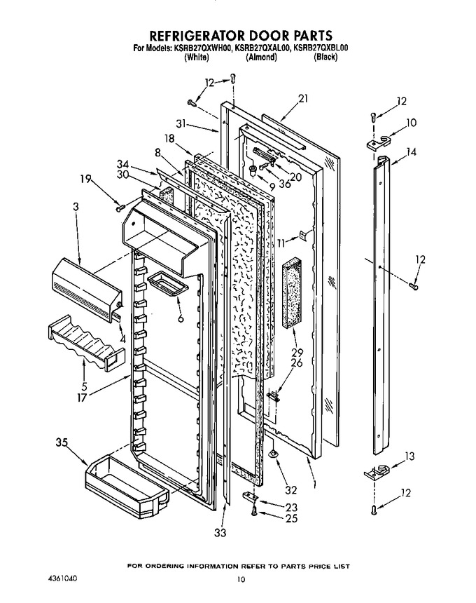 Diagram for KSRB27QXBL00