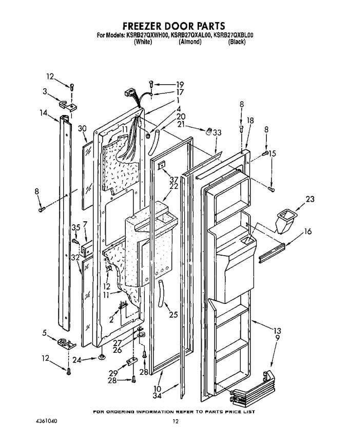 Diagram for KSRB27QXBL00