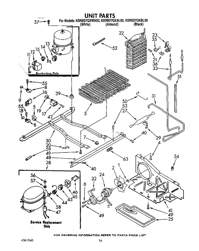 Diagram for KSRB27QXBL00