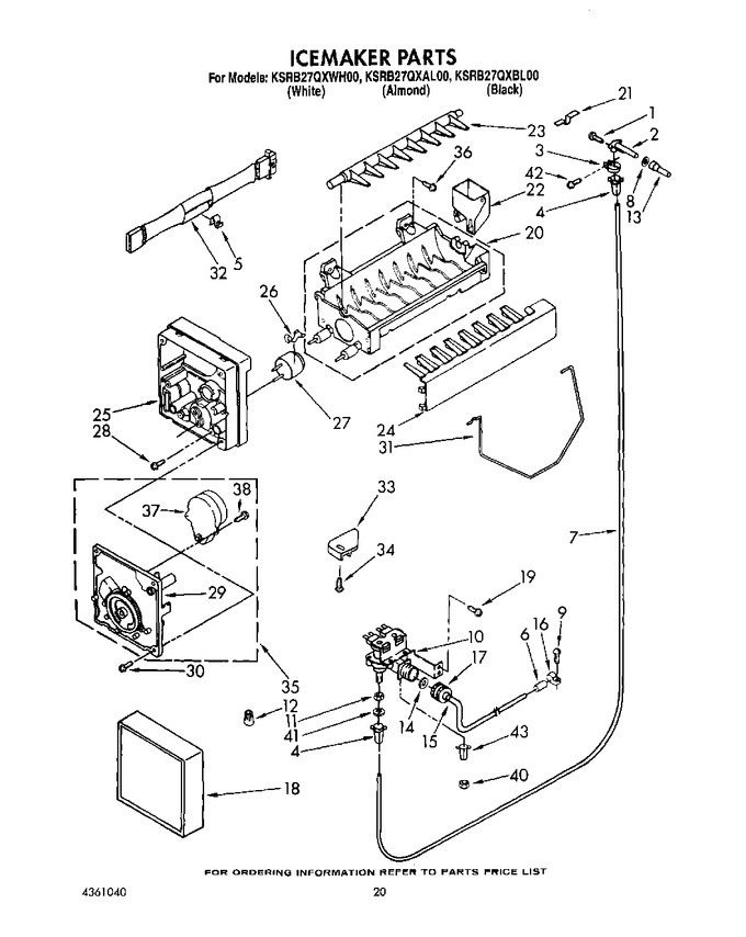 Diagram for KSRB27QXBL00