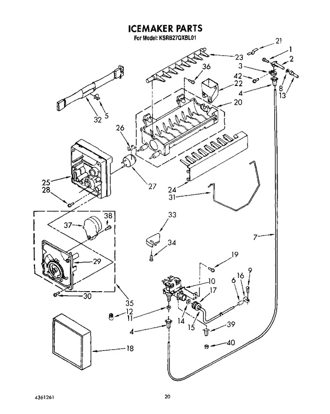 Diagram for KSRB27QXBL01