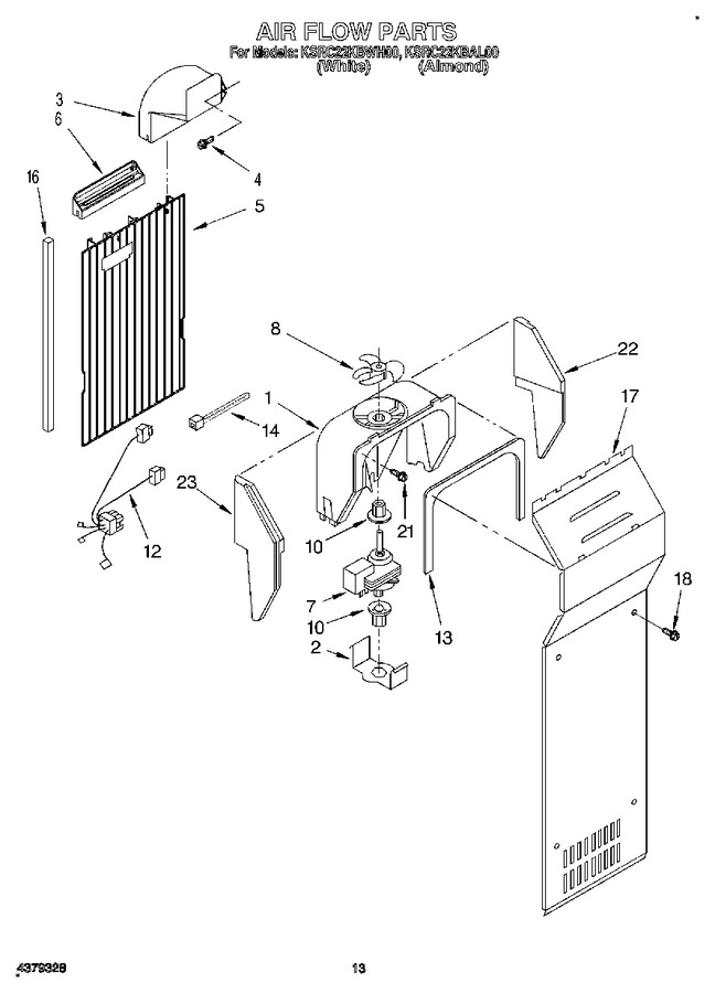 Diagram for KSRC22KBWH00