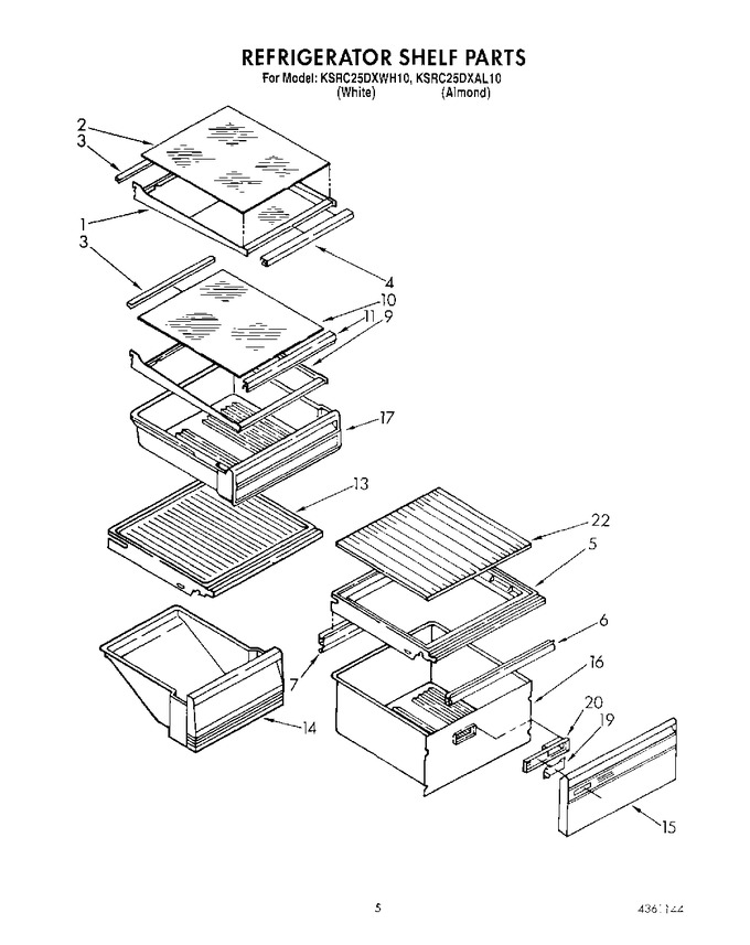 Diagram for KSRC25DXWH10