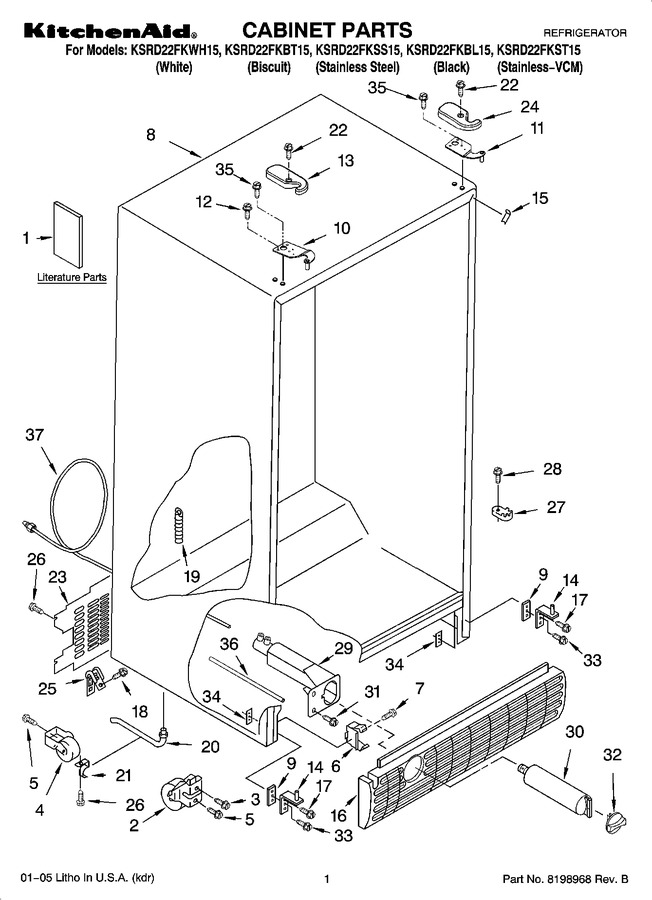 Diagram for KSRD22FKBL15