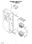 Diagram for 04 - Freezer Liner Parts