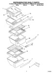 Diagram for 03 - Refrigerator Shelf Parts