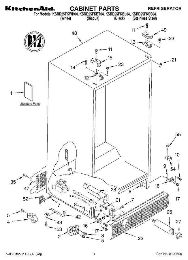Diagram for KSRD25FKBL04