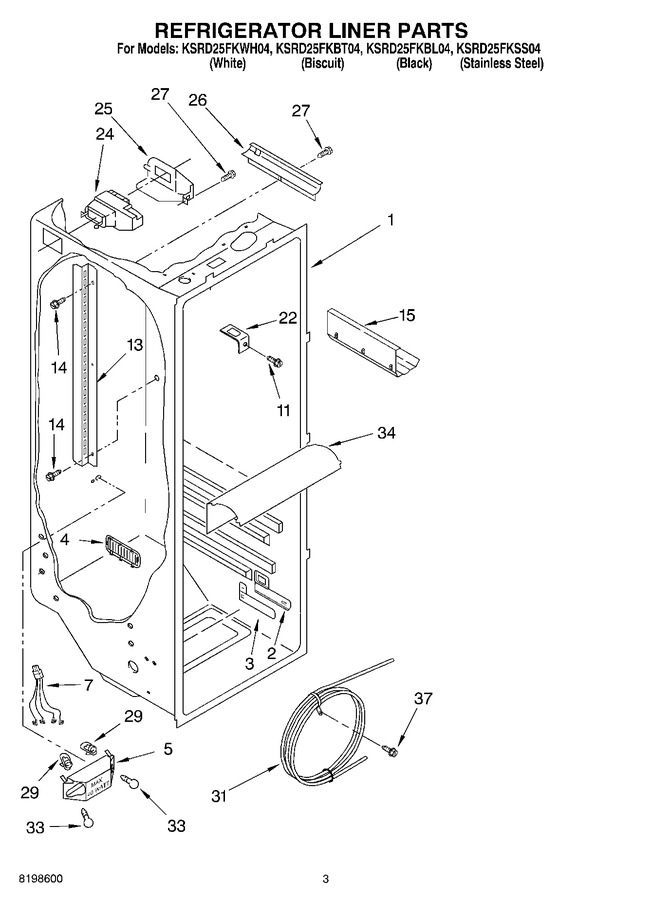 Diagram for KSRD25FKBL04
