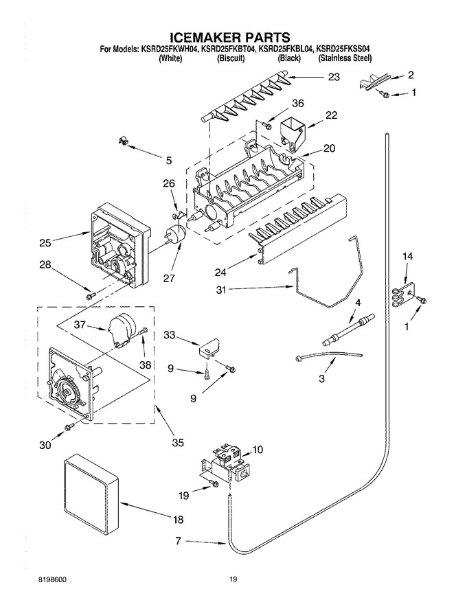 Diagram for KSRD25FKBL04