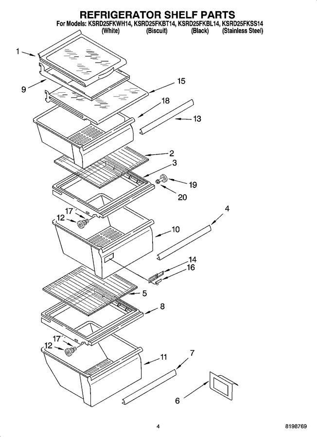 Diagram for KSRD25FKBT14