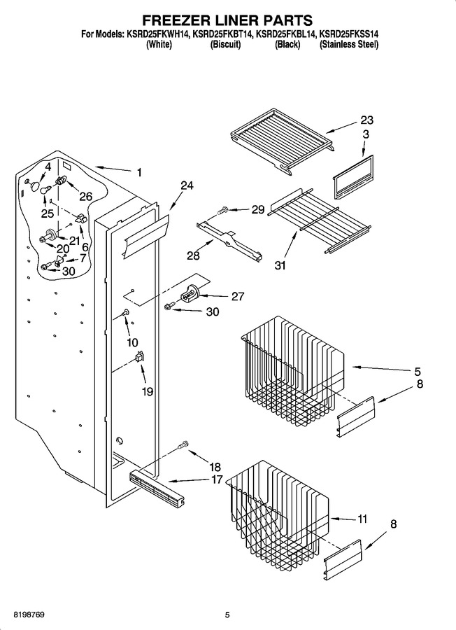 Diagram for KSRD25FKBL14