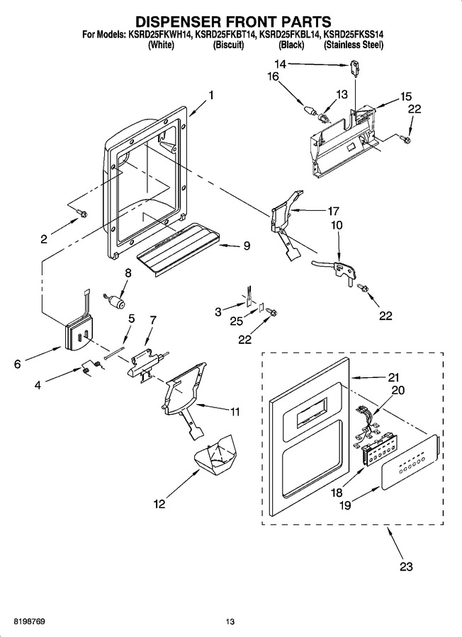 Diagram for KSRD25FKBT14