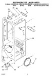 Diagram for 02 - Refrigerator Liner Parts