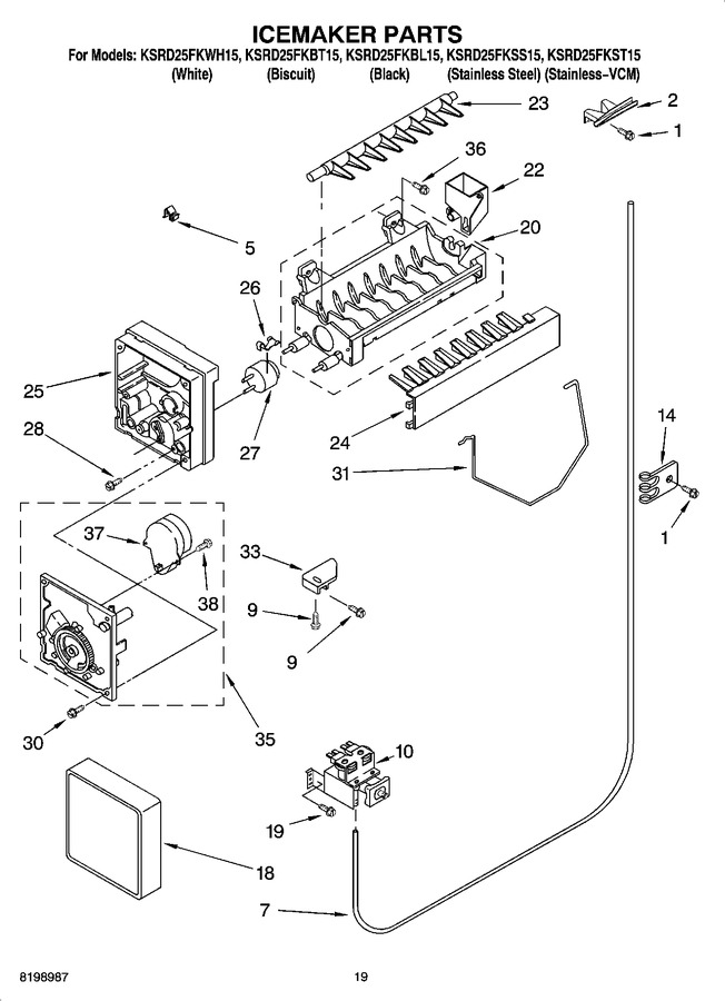 Diagram for KSRD25FKST15