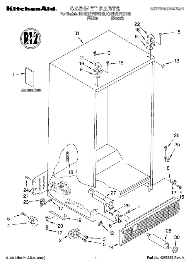Diagram for KSRE22FHBT00