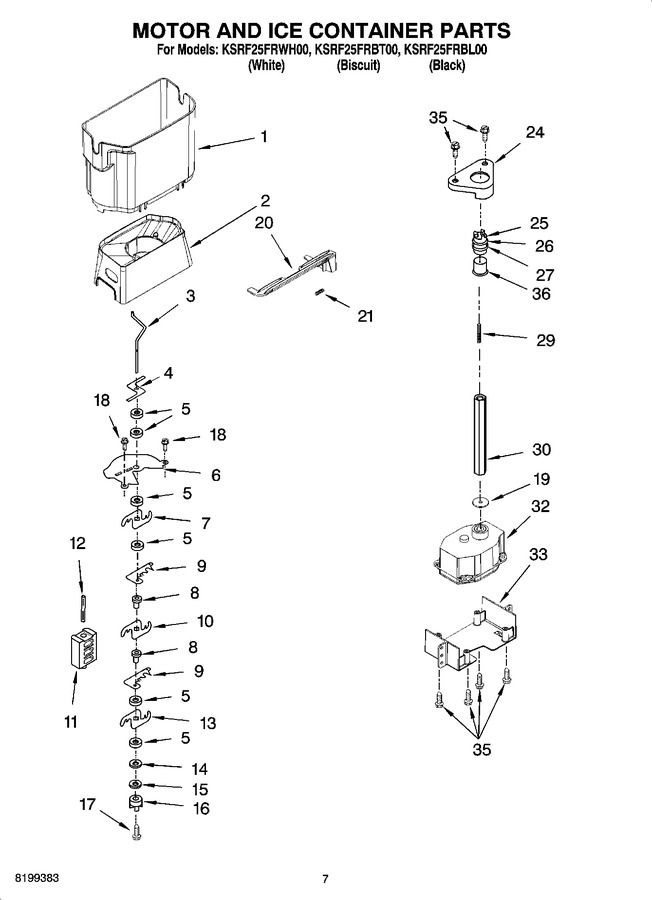 Diagram for KSRF25FRWH00