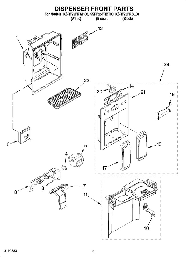 Diagram for KSRF25FRBL00