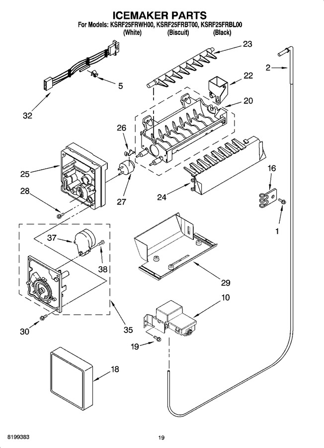 Diagram for KSRF25FRBL00
