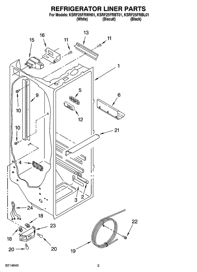 Diagram for KSRF25FRBT01