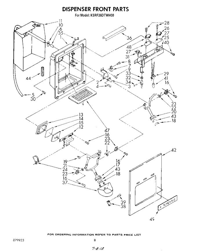 Diagram for KSRF26DTPL00