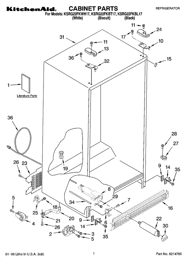 Diagram for KSRG22FKBL17