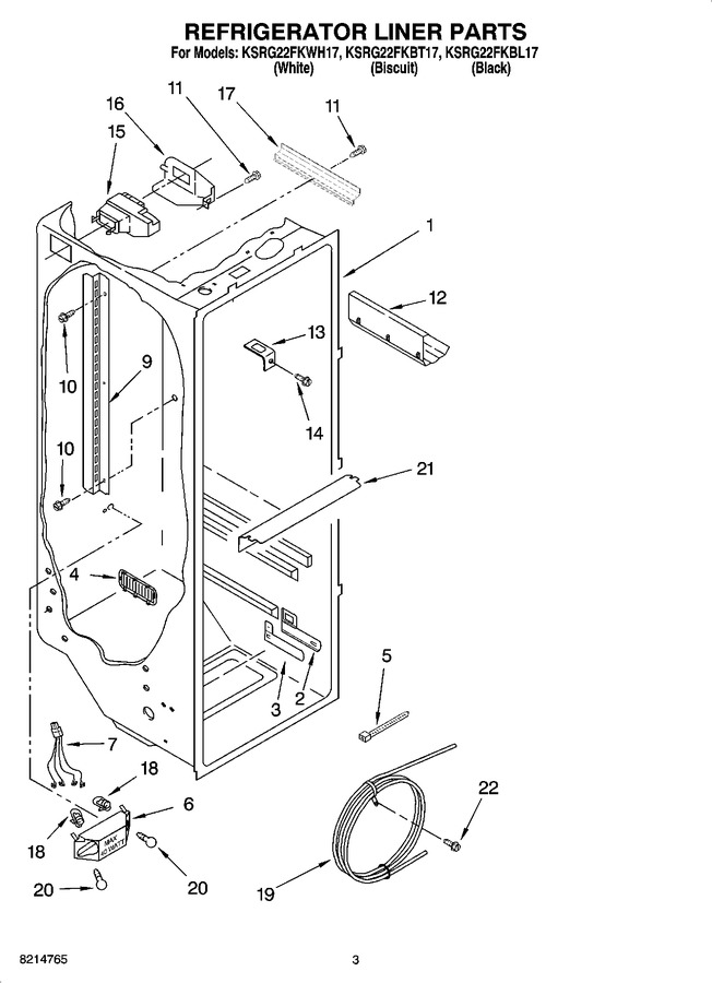 Diagram for KSRG22FKBL17