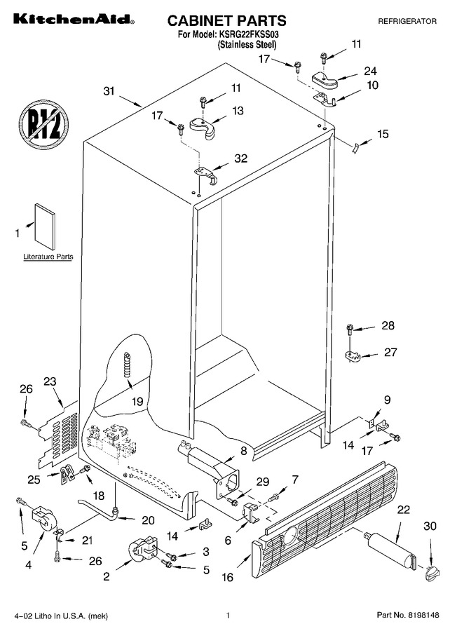 Diagram for KSRG22FKSS03