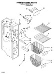 Diagram for 04 - Freezer Liner Parts