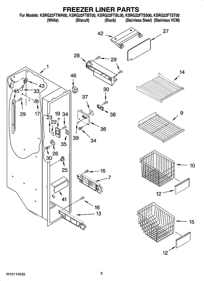 Diagram for KSRG22FTSS00