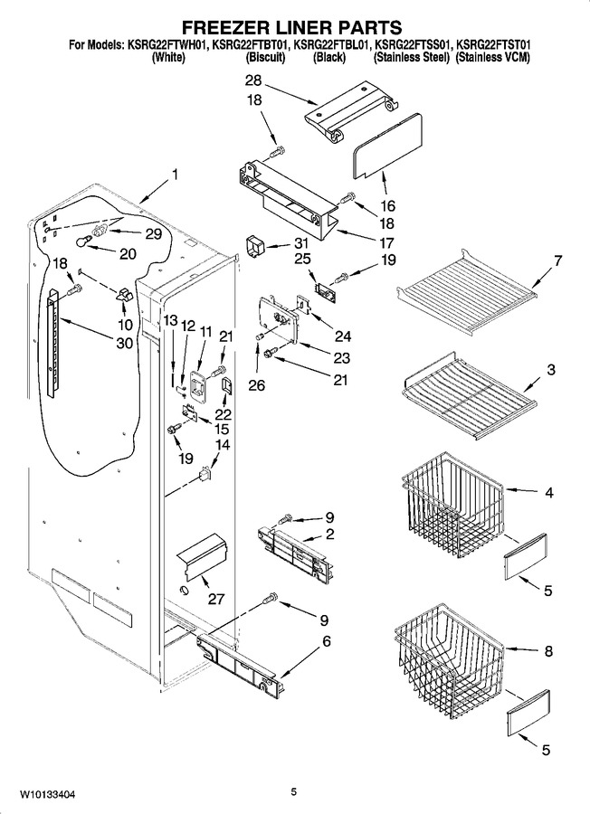 Diagram for KSRG22FTWH01