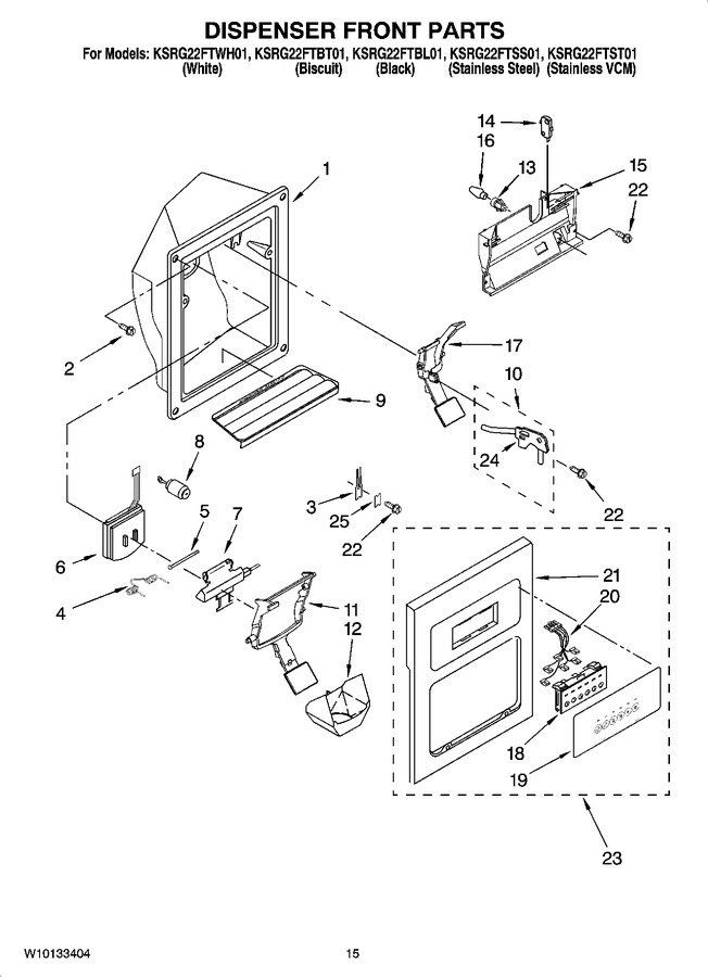Diagram for KSRG22FTWH01