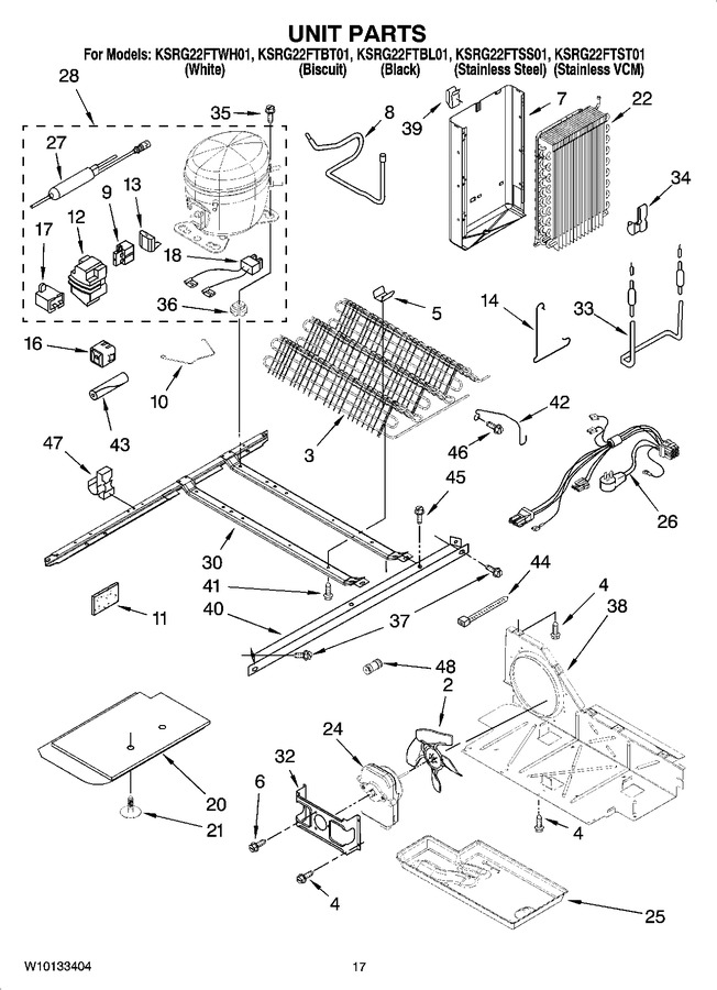 Diagram for KSRG22FTWH01