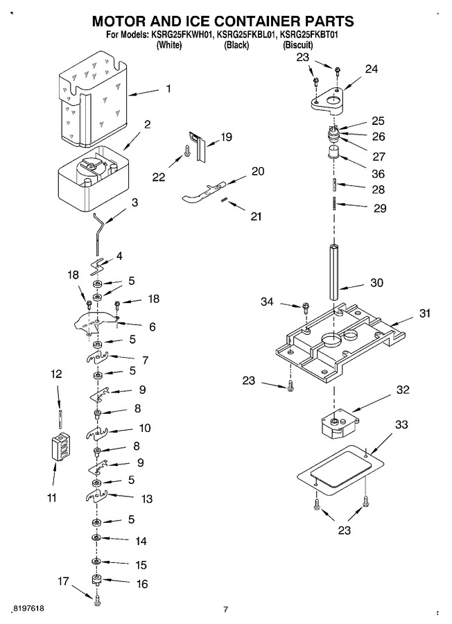 Diagram for KSRG25FKWH01