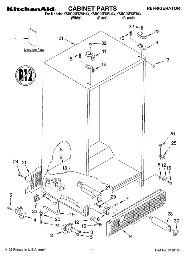Diagram for KSRG25FKBT03
