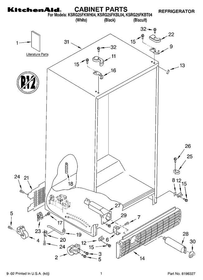 Diagram for KSRG25FKBT04