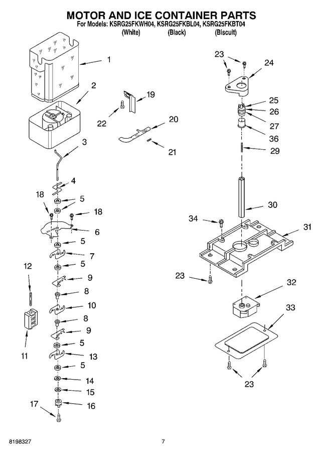 Diagram for KSRG25FKBT04