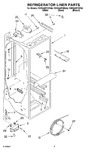 Diagram for 02 - Refrigerator Liner Parts