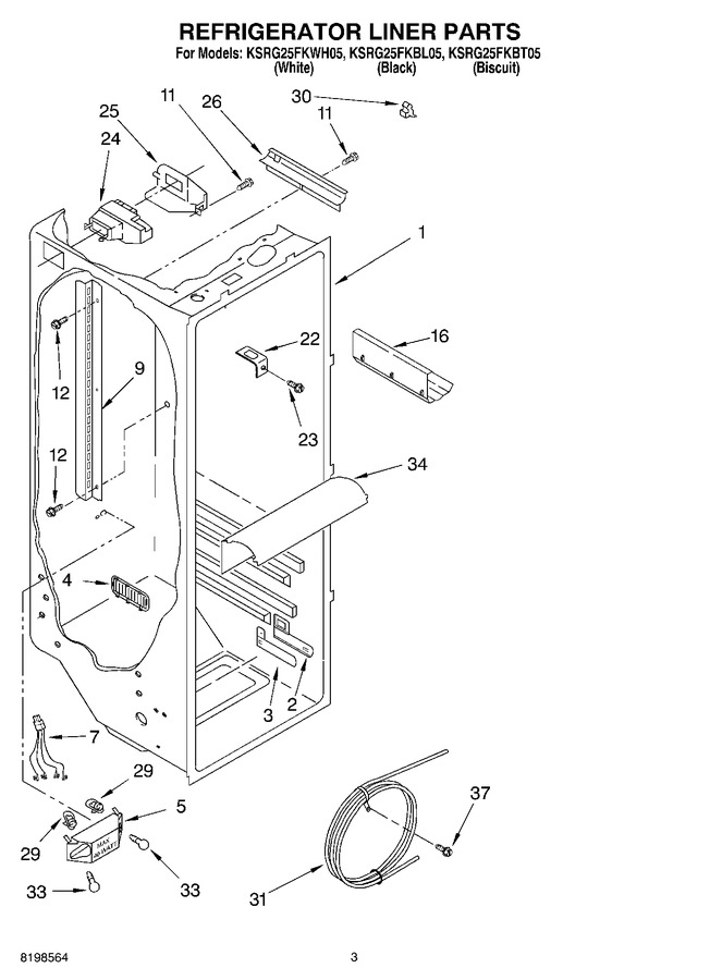 Diagram for KSRG25FKBT05