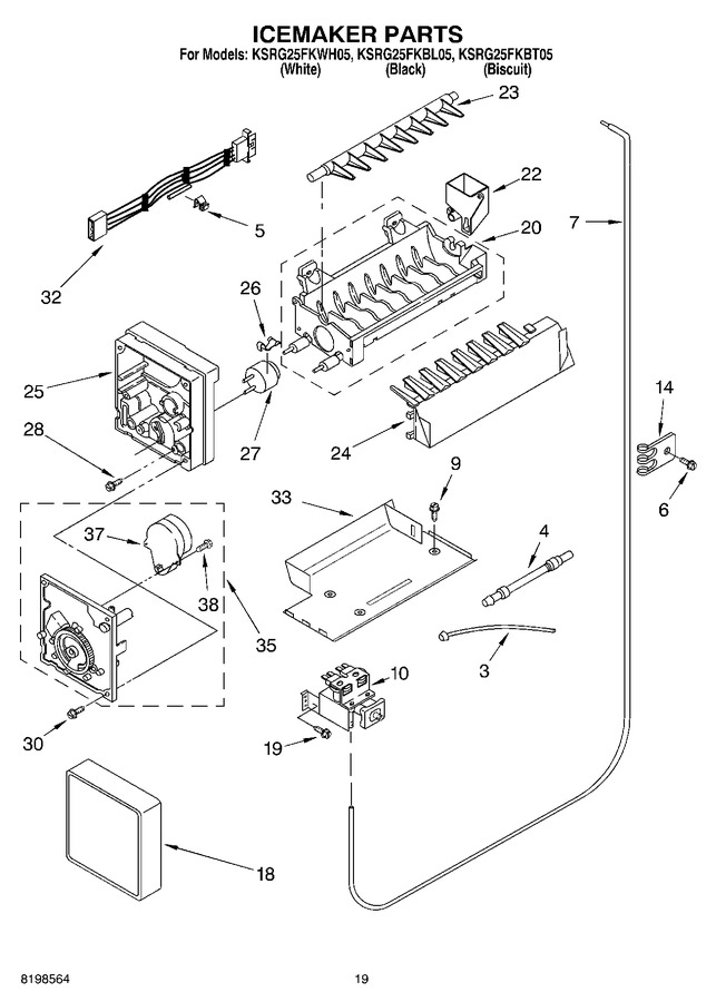 Diagram for KSRG25FKBT05