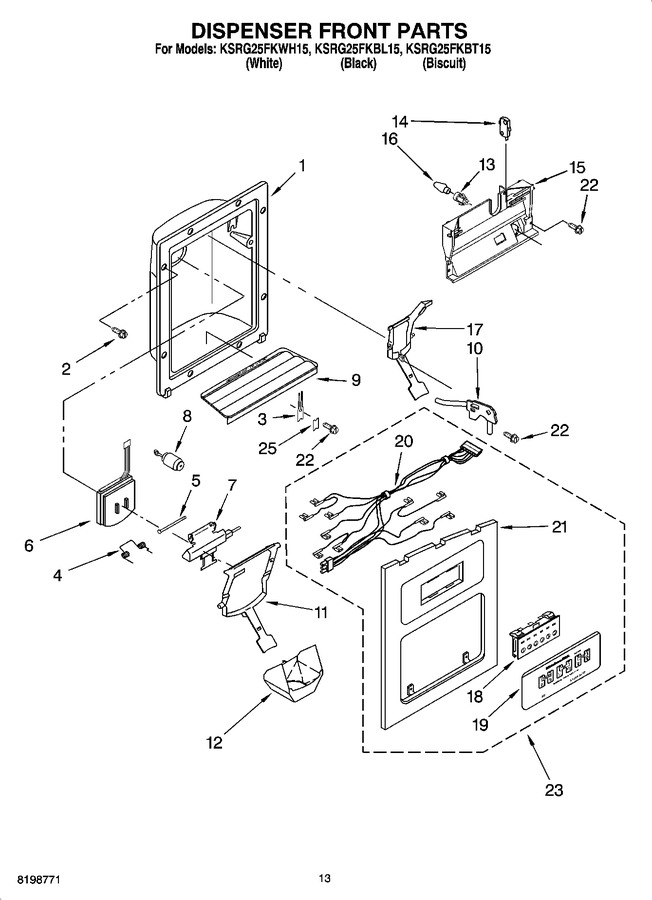 Diagram for KSRG25FKBL15