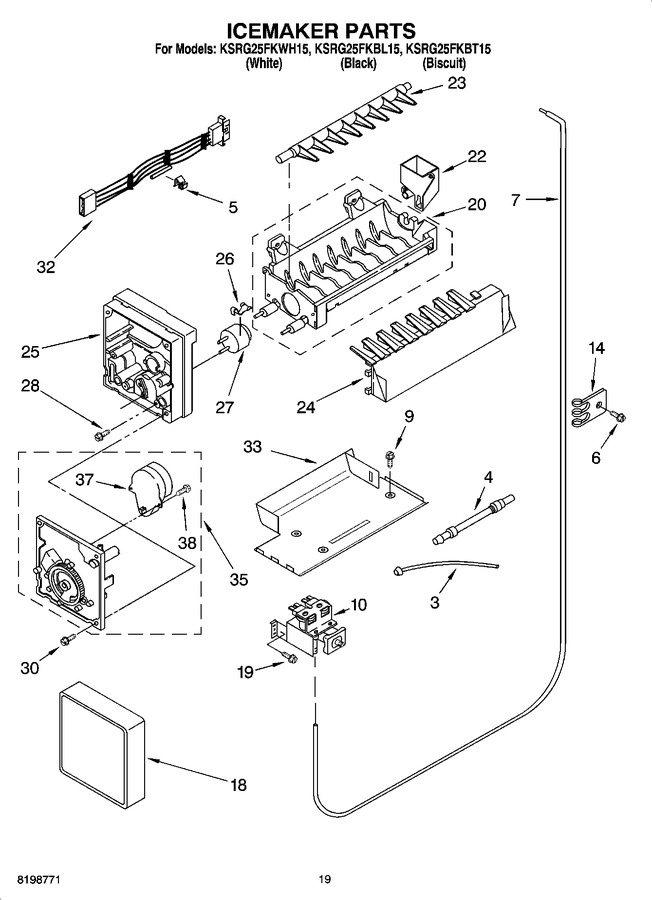 Diagram for KSRG25FKBL15