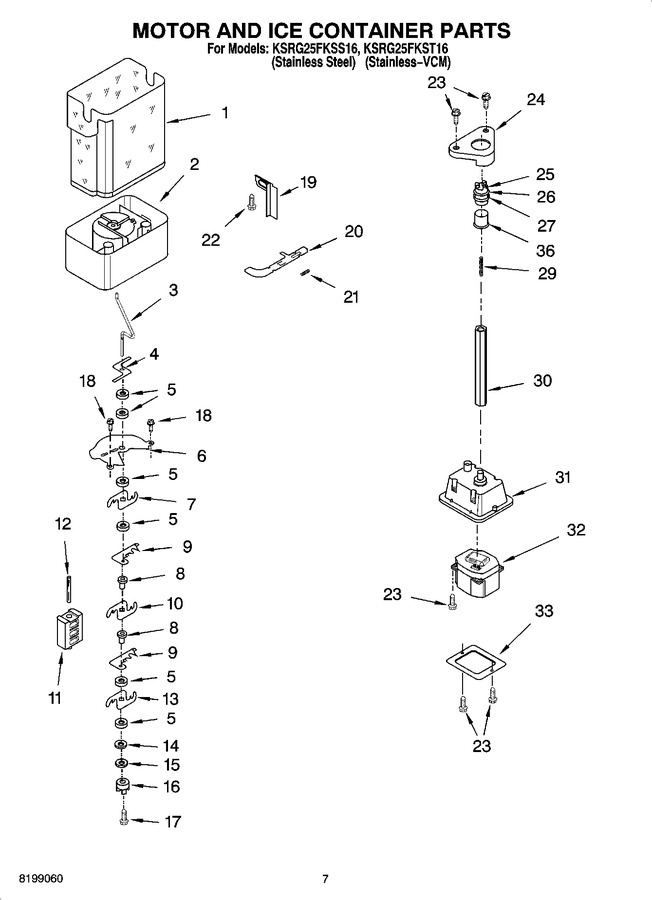 Diagram for KSRG25FKST16