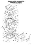 Diagram for 03 - Refrigerator Shelf Parts