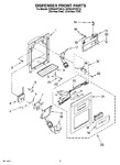 Diagram for 08 - Dispenser Front Parts