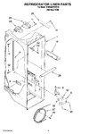 Diagram for 02 - Refrigerator Liner Parts